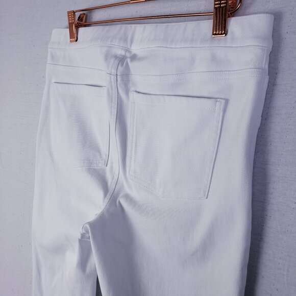 SPANX Jean-ish Ankle Leggings White size L Preppy Resortwear - Picture 10 of 16